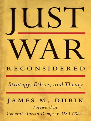 cover image of Just War Reconsidered